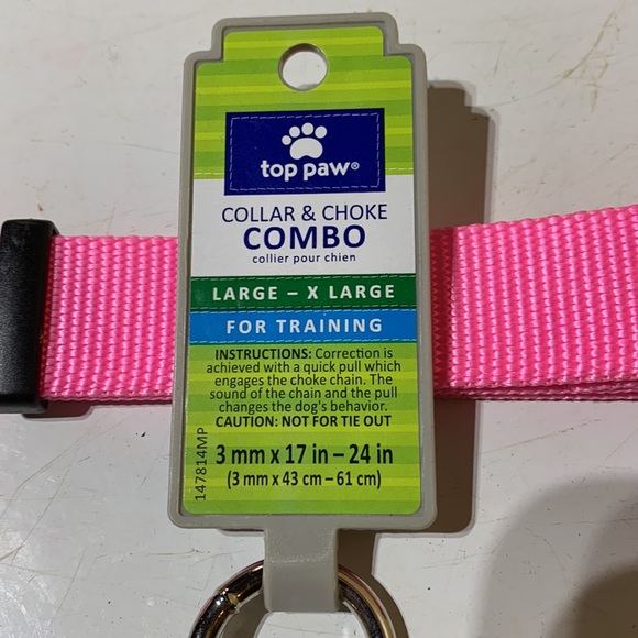 🆕 COLLAR & CHOKE COMBO- FOR LARGE TO X-LARGE DOGS WHILE TRAINING - Picture 2 of 4